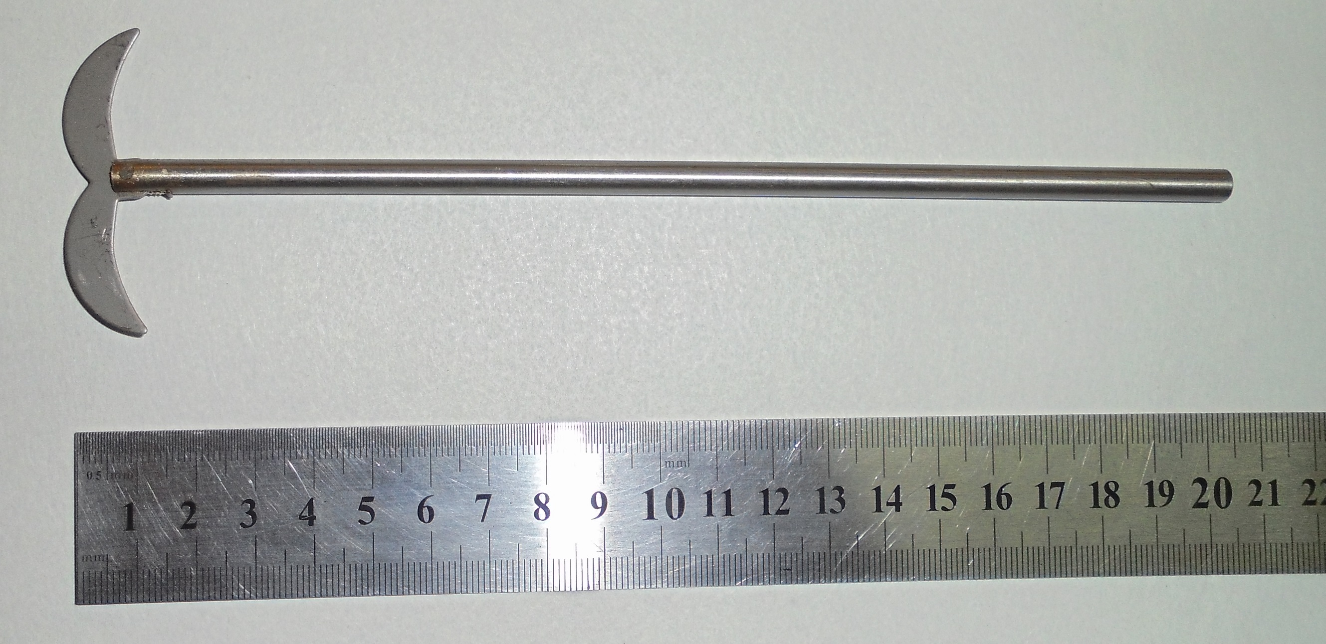 Мешальник якорь L=200 мм (55*0,7), нерж. сталь