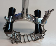 Лапка зажим цепной хромиров. 80-150 мм СС400-145