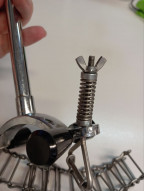 Лапка зажим цепной хромиров. 80-150 мм СС400-145