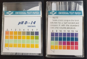 Бумага индикаторная ун (для рН) Китай шт, четыре цвета рН 0-14