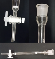 Колонка хром фильтр, кран PTFE, C184263C ID 26 L305 #2 29/32