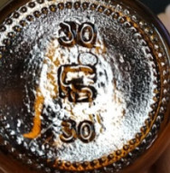 Бутылка стекло 30 мл коричневая (флакон ФВ 30-20-ОС-1)