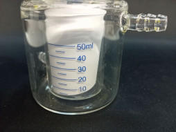 Стакан реакционный 50 мл с рубашкой 1101J-01