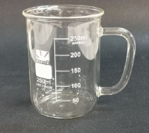 Стакан С РУЧКОЙ лабораторный, стекл. на 250 мл