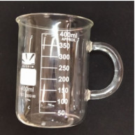 Стакан С РУЧКОЙ лабораторный, стекл. на 400 мл