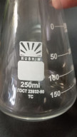 Колба коническая КН-2- 250-34 на 250 мл без шлифа